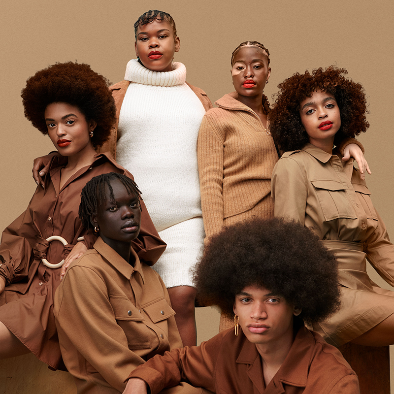 A group of diverse people exhibiting a wide variety of hair styles - Diversity matters